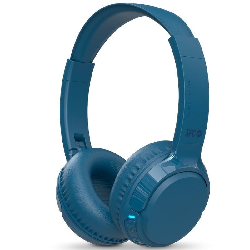 SPC Heron 2 Auscultadores sem Fios de Estúdio / com Microfone / Bluetooth / Azul