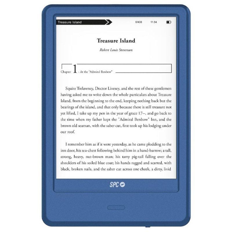 SPC Dickens Light 2 Pro E-book / 6" / Tinta Eletrónica / Azul