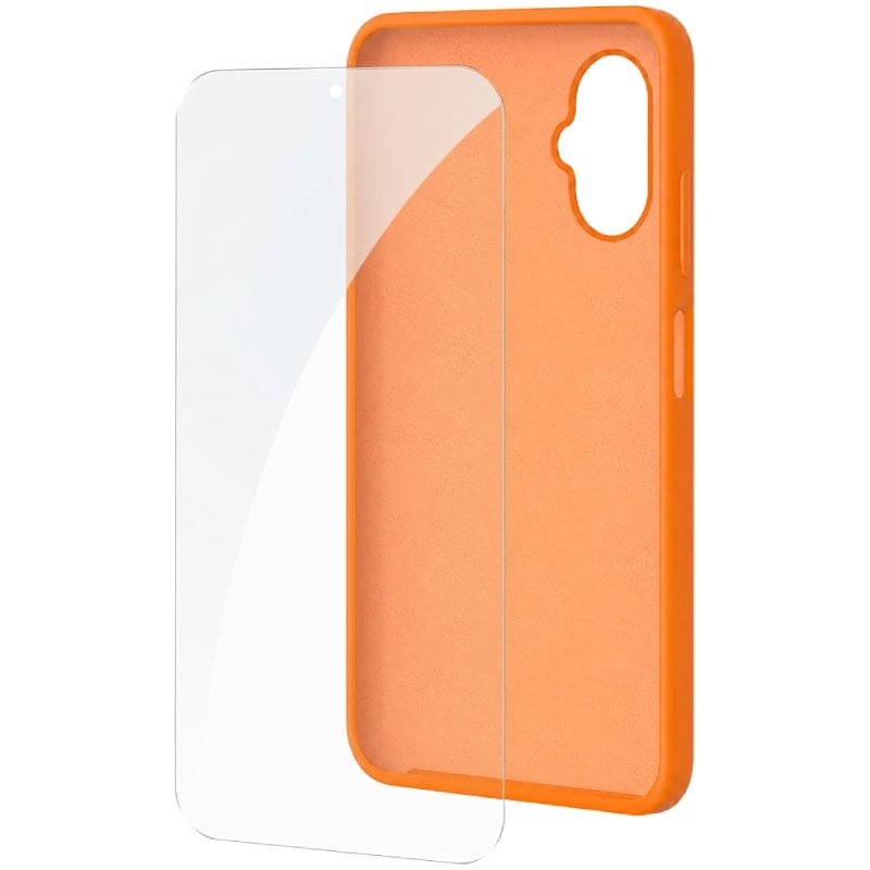 Capa de Silicone + Protetor de Ecrã de Vidro Temperado SPC Wuum One Protection Pack 4354P / Compatí…