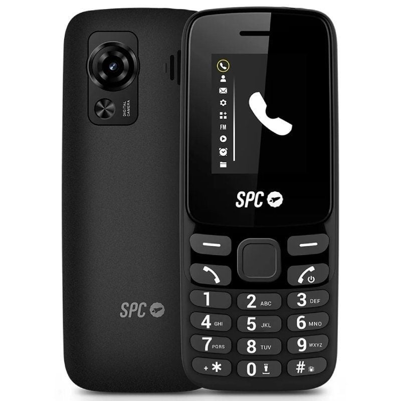 SPC Talk 2 Go Telemóvel para Seniores / Preto