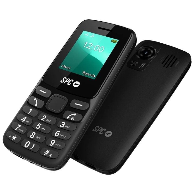 SPC Talk 2 Go Telemóvel para Seniores / Preto
