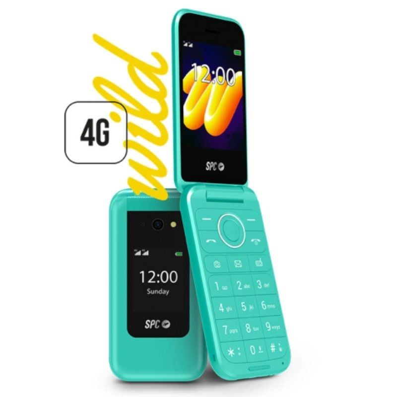SPC WILD Telemóvel para Seniores / 4G / Verde