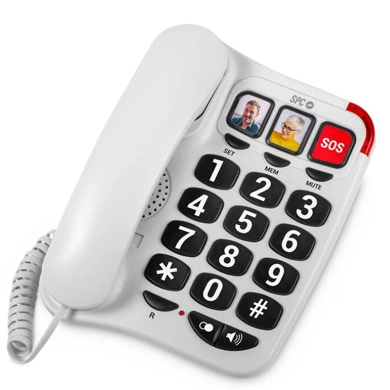 SPC Comfort Numbers 2 Telefone / Branco