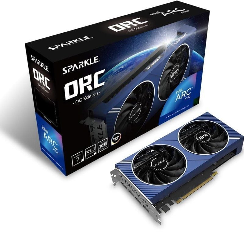 Placa Gráfica Sparkle Intel Arc A750 ORC OC / 8GB GDDR6 Sparkle