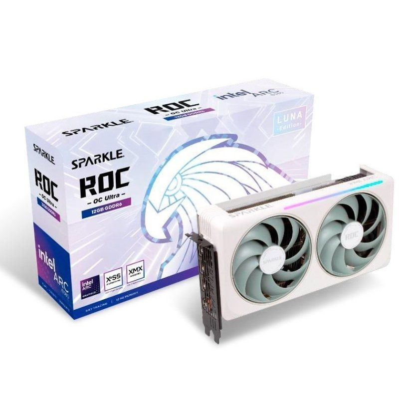 Placa Gráfica Sparkle Intel Arc B580 ROC LUNA OC Ultra / 12GB GDDR6 Sparkle