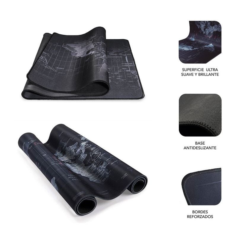 Subblim 01PUW01 Tapete de Rato World XL / 900 X 400 X 3 Mm