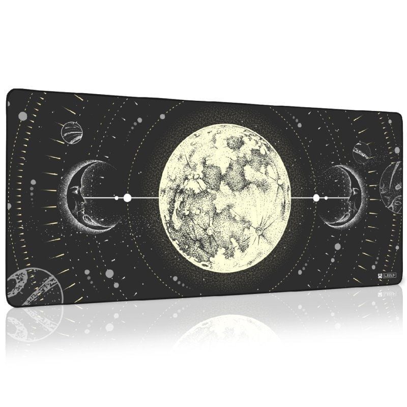 Subblim Submp-01puw04 Tapete de Rato Lunar XL / 900 X 400 X 3 Mm