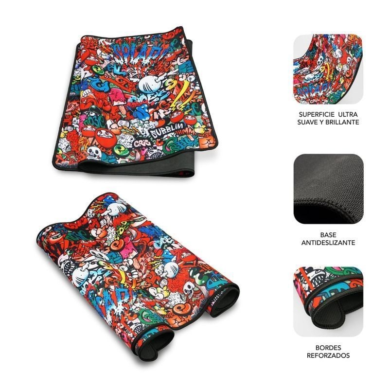 Subblim 01PUW02 Tapete Graffiti XL / 900 X 400 X 3 Mm
