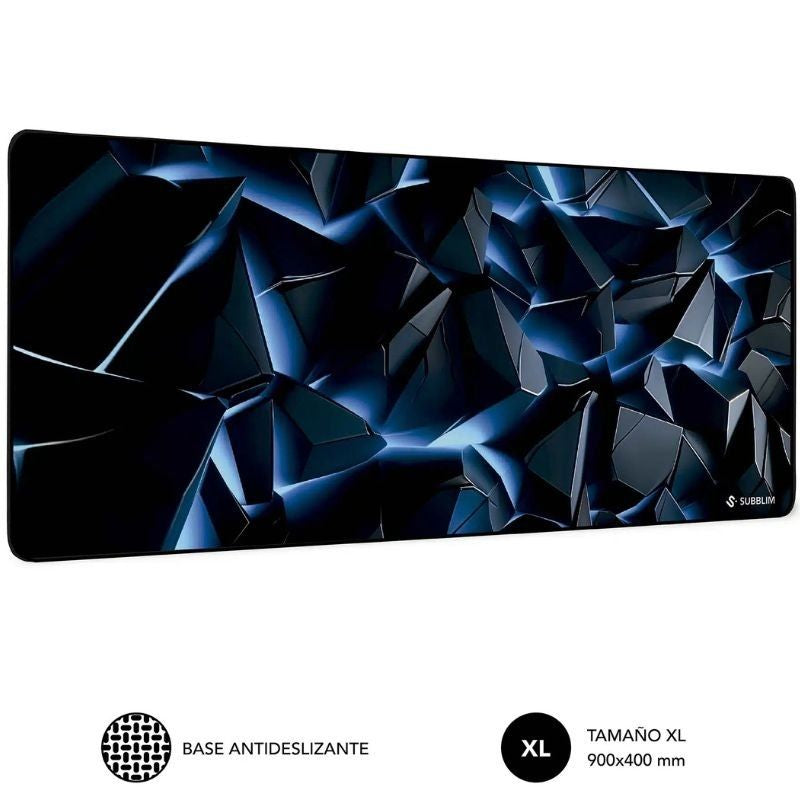 Tapete de Rato Subblim Blue Obsidian XL / 900 X 400 X 3 Mm
