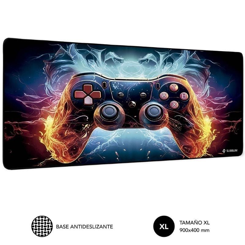 Tapete de Rato Subblim Gamecore XL / 900 X 400 X 3 Mm