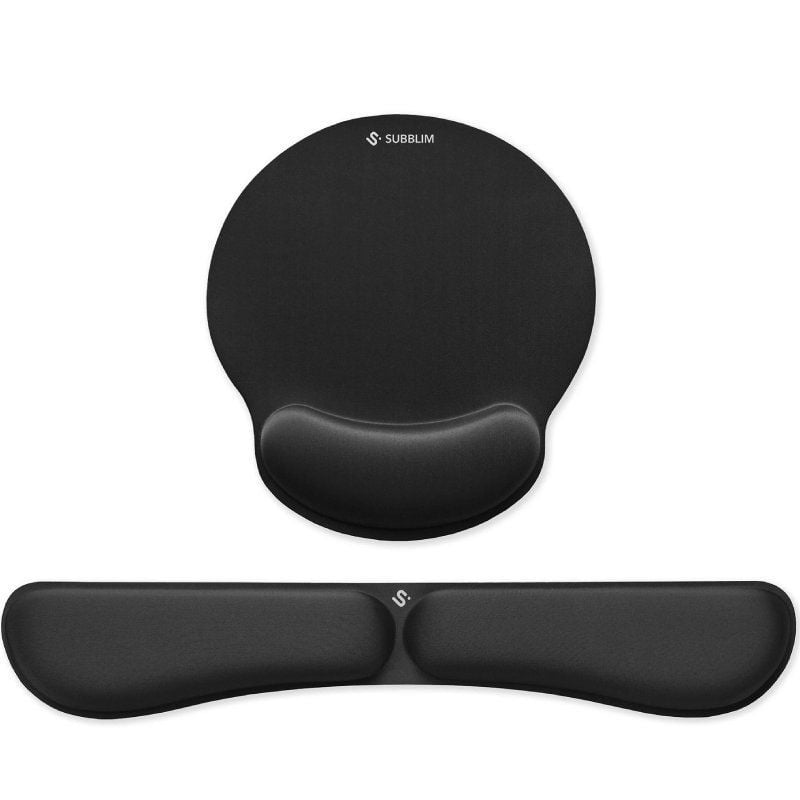 Subblim Ergo Memoryflex Ergonomic Wrist Rest & Ergonomic Ergo Memoryflex Mat Pack