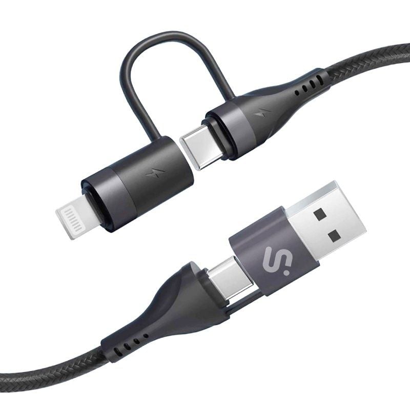 Cabo USB 2.0 USB 2.0 Type-c Subblim Top 4 em 1 / Macho USB Type-c - Macho USB / Macho USB Type-c -…