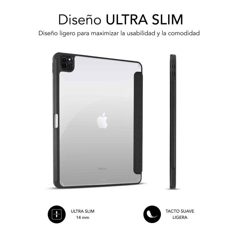 Capa Anti-choque Subblim Clear Shock Case para Ipad Pro 11" Tablet 2020-2022 / Preto