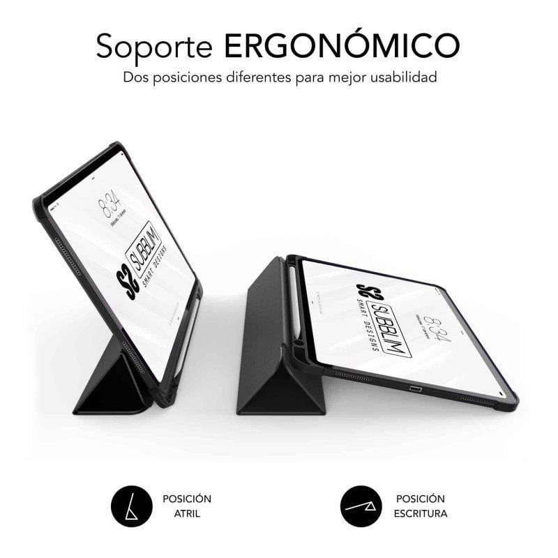 Capa Anti-choque Subblim Clear Shock Case para Ipad Pro 11" Tablet 2020-2022 / Preto