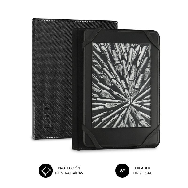 Subblim 1EC001 Estojo para Livros Electrónicos com Folheto / Preto