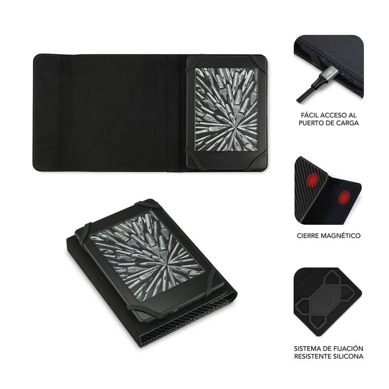 Subblim 1EC001 Estojo para Livros Electrónicos com Folheto / Preto