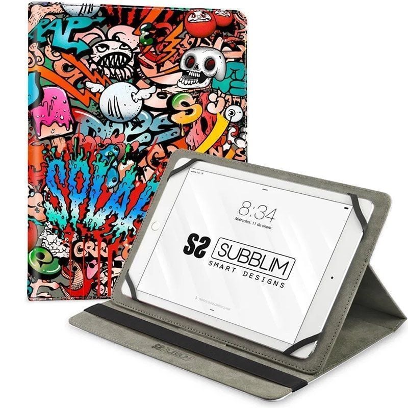 Capa Subblim Trendy Graffiti para Tablets de 10,1"-11"