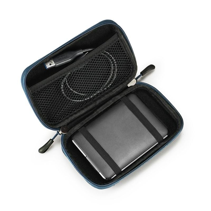 Estojo para Unidade de Disco Externa de 2,5" Subblim HDD Business / Azul Escuro