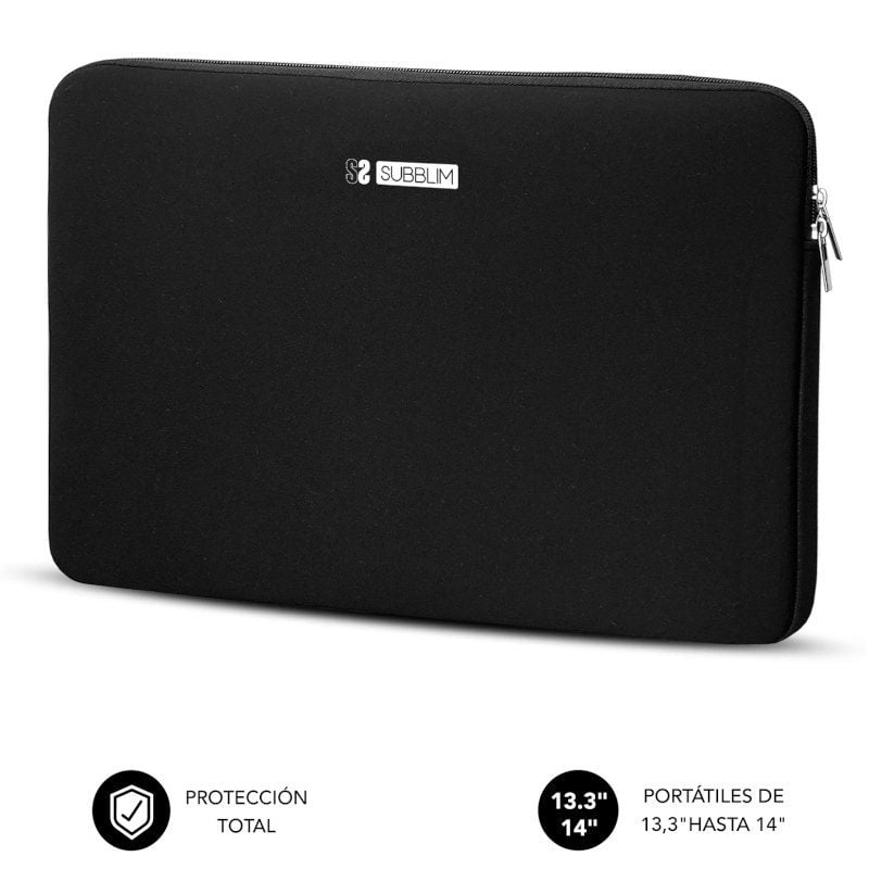 Bolsa para Portátil Subblim Business Bolsa para Portátil em Neopreno 13,3"-14" / Preto