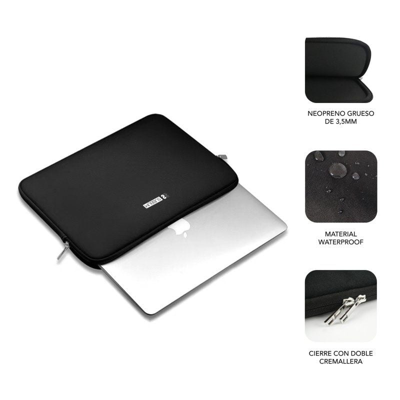 Bolsa para Computador Portátil Subblim Business Neoprene V2 para Computadores Portáteis Até 15,6" /…