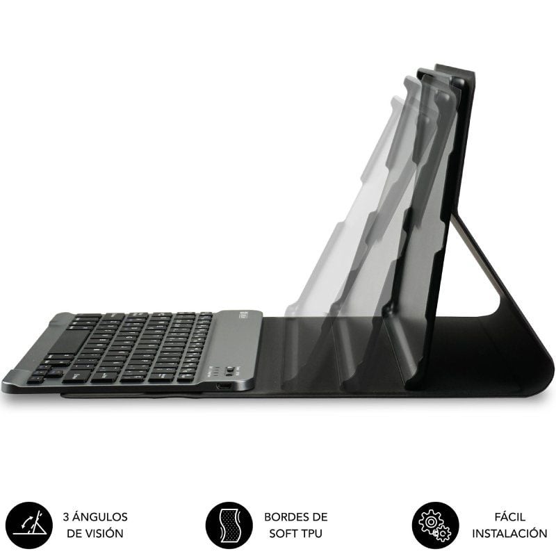 Capa de Teclado Subblim Keytab Pro BT para Tablets Samsung Galaxy A11+ / Preto