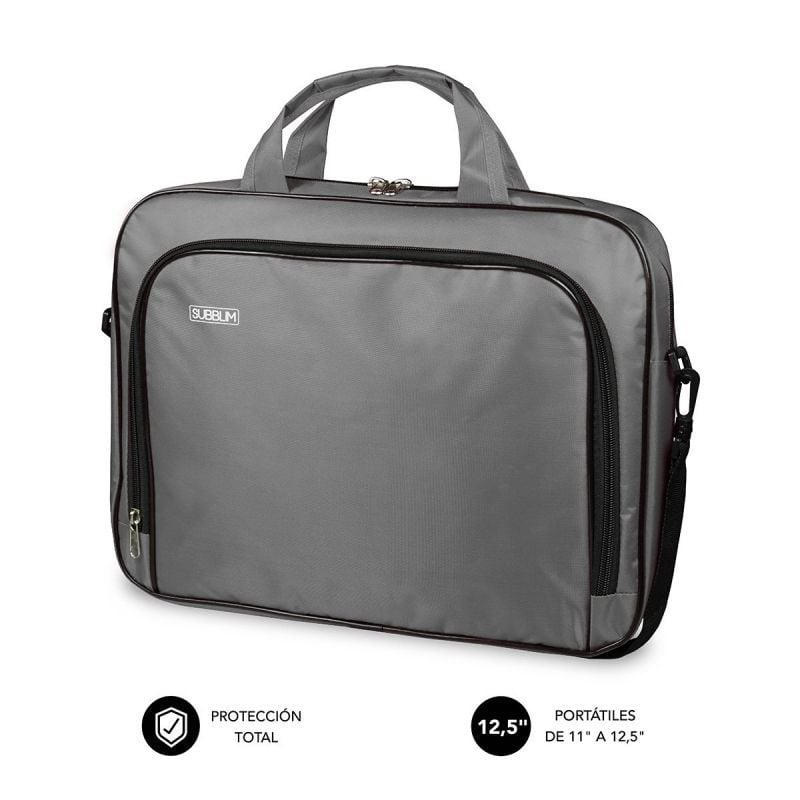 Pasta Subblim Oxford para Portáteis Até 12,5" / Cinzento