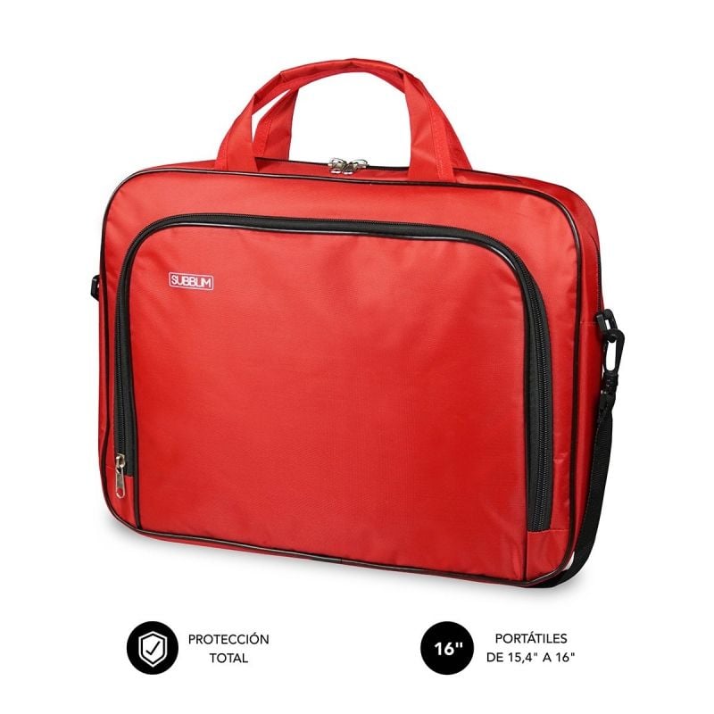 Pasta Subblim Oxford para Computadores Portáteis Até 16" / Vermelho