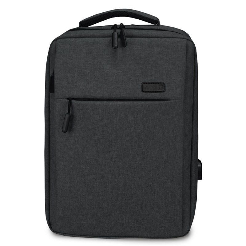 Mochila Subblim Traveller Airpadding para Computadores Portáteis Até 15,6" / Porta USB / Cinzento