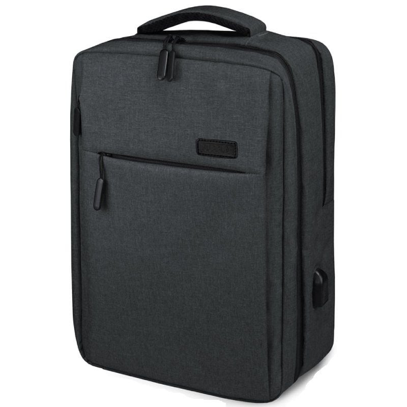 Mochila Subblim Traveller Airpadding para Computadores Portáteis Até 15,6" / Porta USB / Cinzento