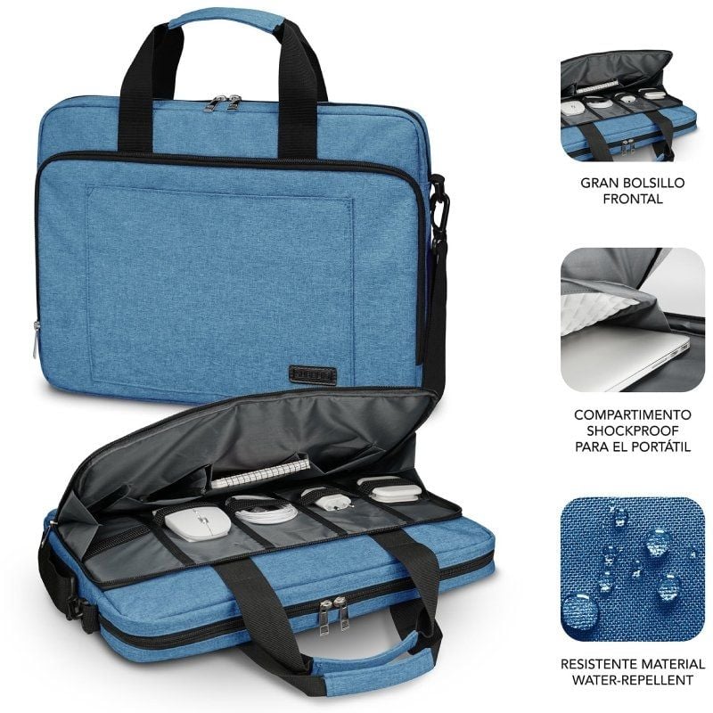 Bolsa para Computador Portátil Subblim Air Padding para Computadores Portáteis Até 15,6" / Azul