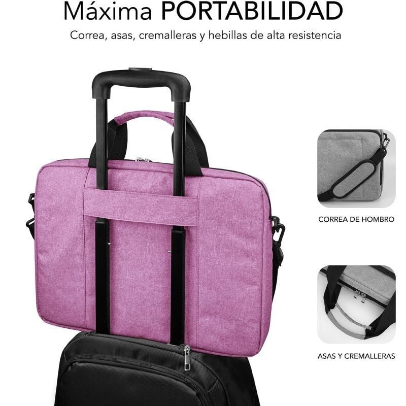 Bolsa para Computador Portátil Subblim Air Padding para Computadores Portáteis Até 15,6" / Rosa