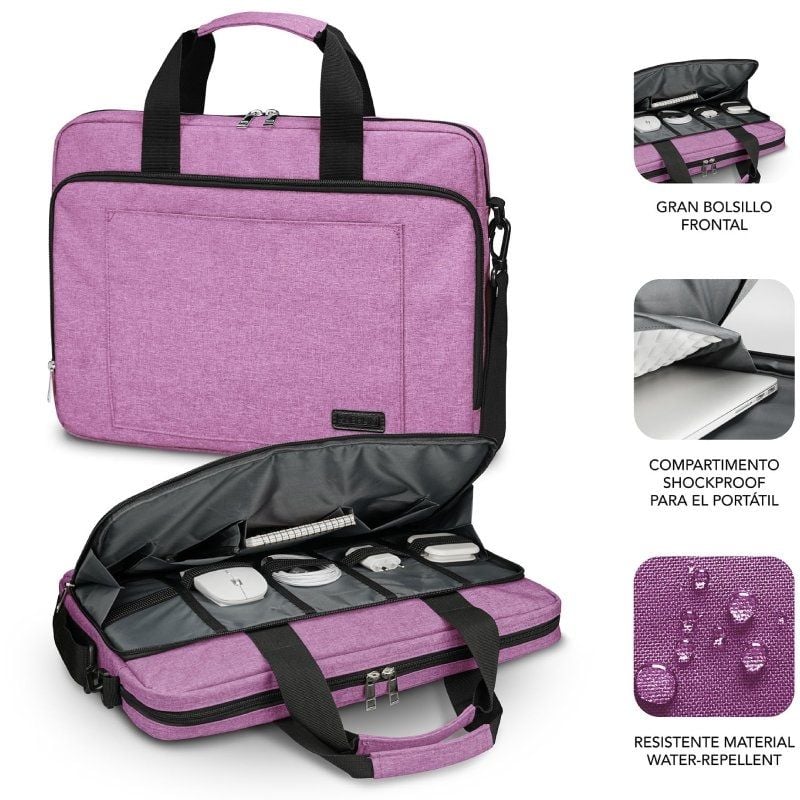 Bolsa para Computador Portátil Subblim Air Padding para Computadores Portáteis Até 15,6" / Rosa