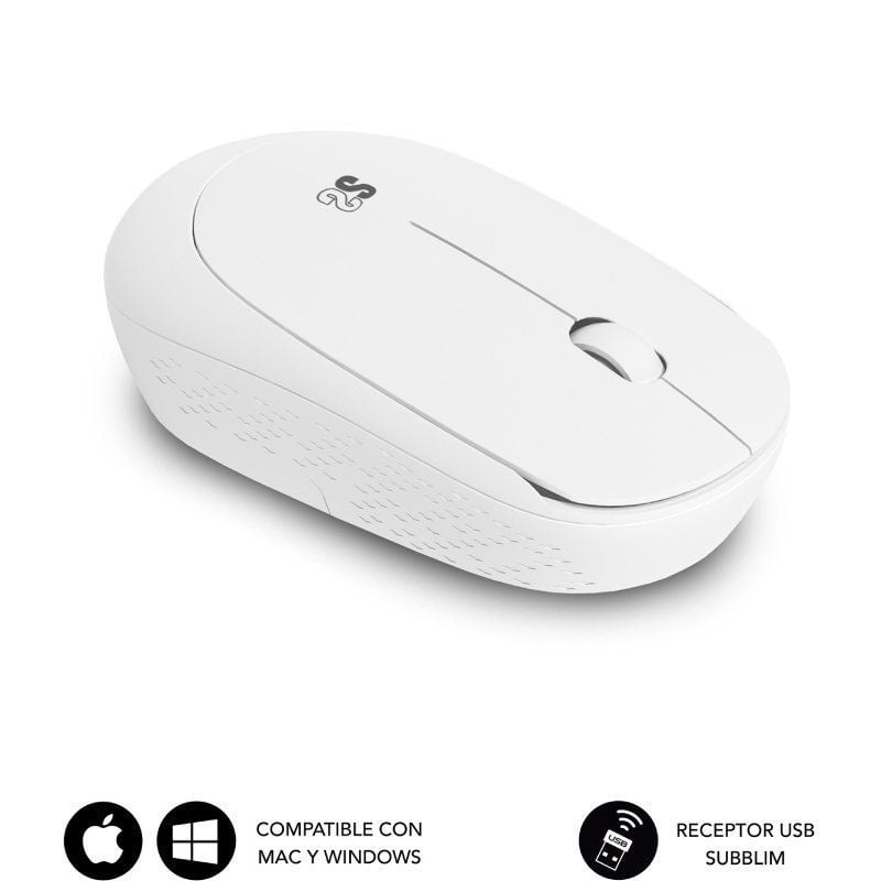 Conjunto de Rato sem Fios e Tapete Subblim Harmony Purple / Até 1200 DPI