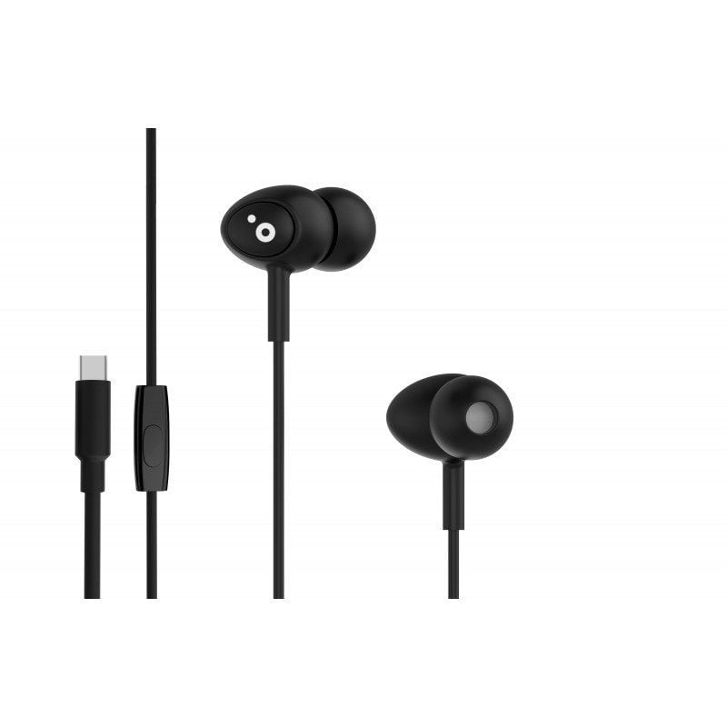 Sunstech BEATC Auscultadores Intra-auriculares / com Microfone / USB Type-c / Preto