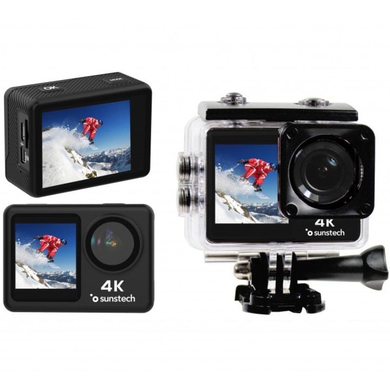 Sunstech Adventure Digital Sports Camera 4K / 16MP / 170º Viewing Angle / Preto
