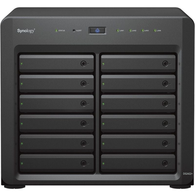 Synology Diskstation Ds2422+ NAS / 12 Compartimentos 3,5"- 2,5" / 4GB DDR4 / Formato de Torre