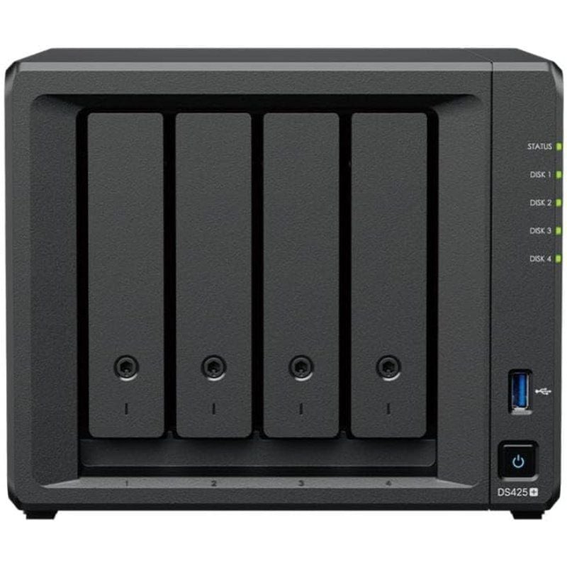 Synology Diskstation Ds425+ NAS / 4 Compartimentos 3,5"- 2,5" / 2GB DDR4 / Formato de Torre