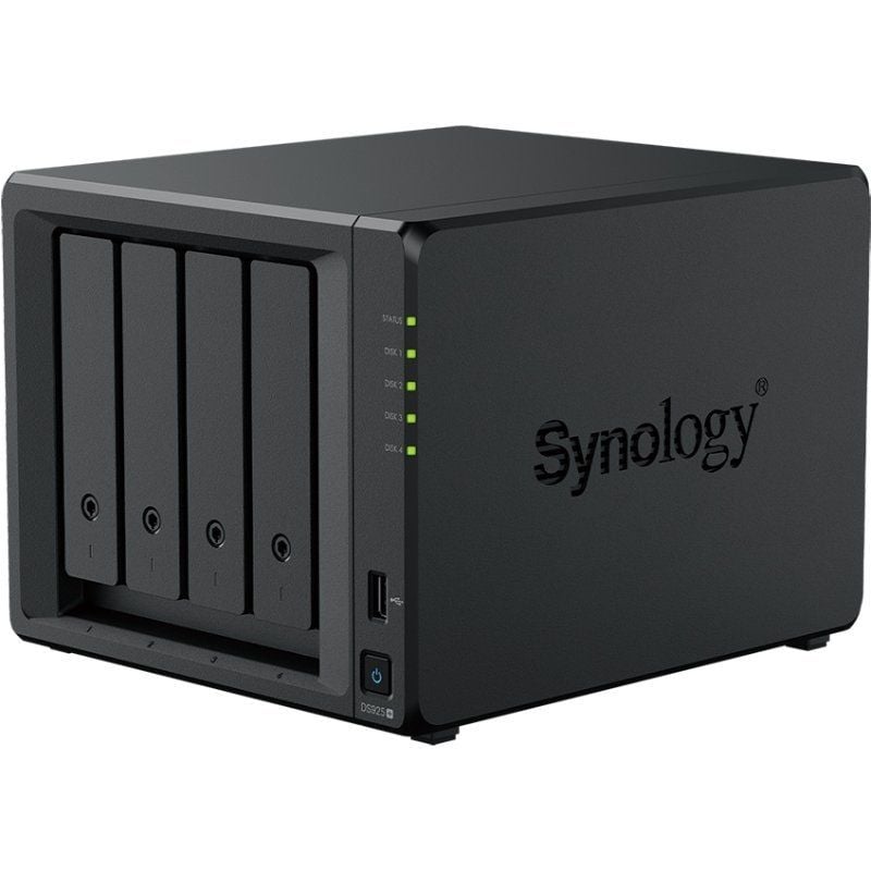Synology Diskstation Ds925+ NAS / 4 Compartimentos 3,5"- 2,5" / 8GB DDR4 / Formato de Torre