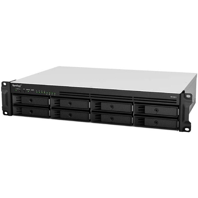 Synology Rackstation Rs1221+ NAS / 8 Compartimentos 3,5"-2,5" / 4GB DDR4 / Formato de Montagem em B…