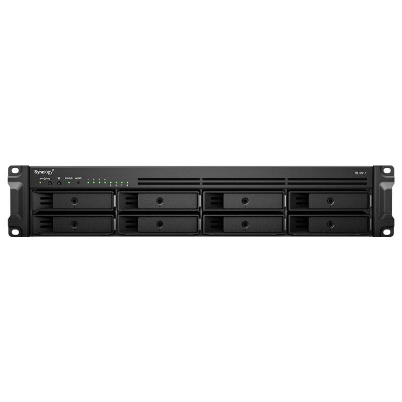 Synology Diskstation Rs1221rp+ NAS / 8 Compartimentos 3,5"- 2,5" / 4GB DDR4 / Formato de Montagem e…