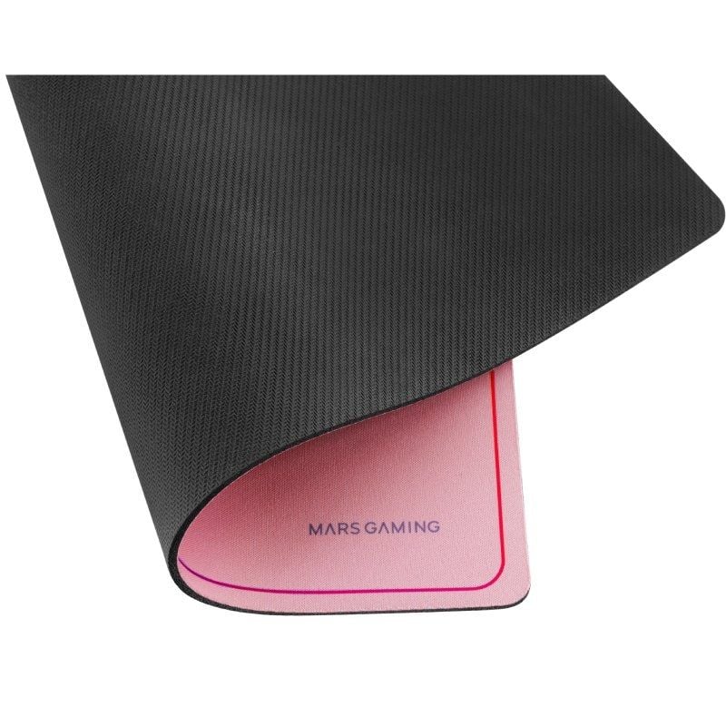 Tapete de Rato para Jogos Mars MMP124 / 360 X 260 X 3mm / Rosa
