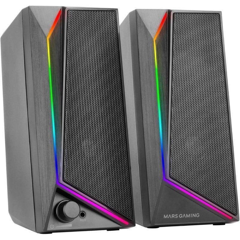 Mars Gaming Speakers MS72 / 15W / 2.0 / Preto