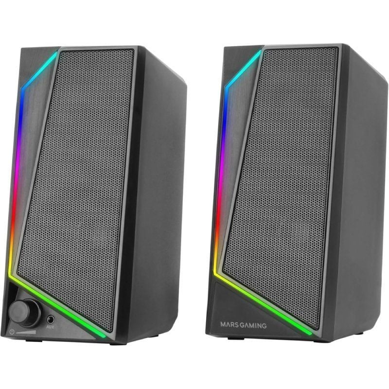 Mars Gaming Speakers MS72 / 15W / 2.0 / Preto