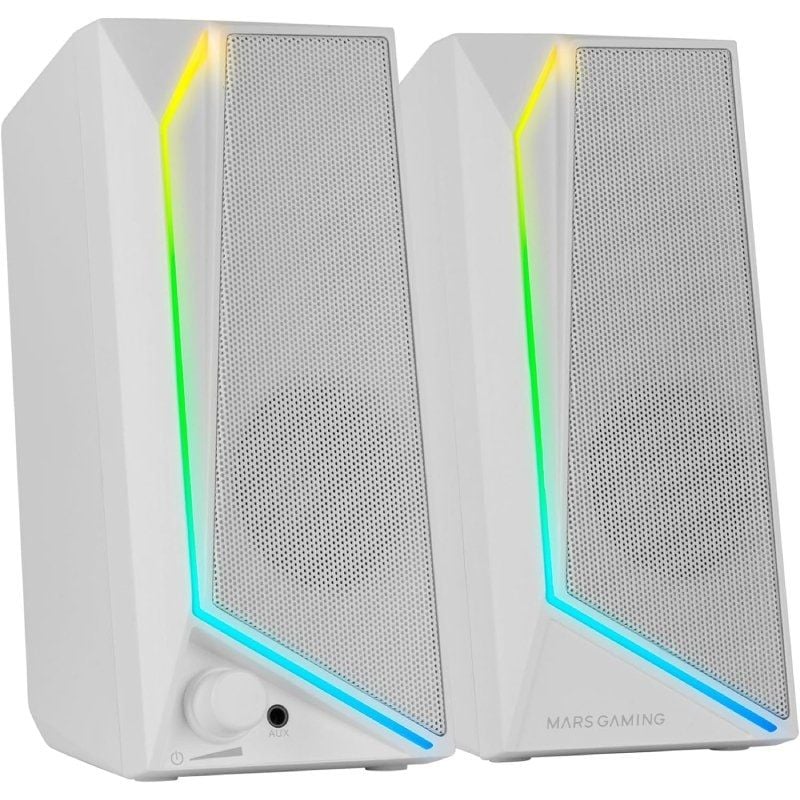 Mars Gaming MS72 Colunas de Som / 15W / 2.0 / Branco