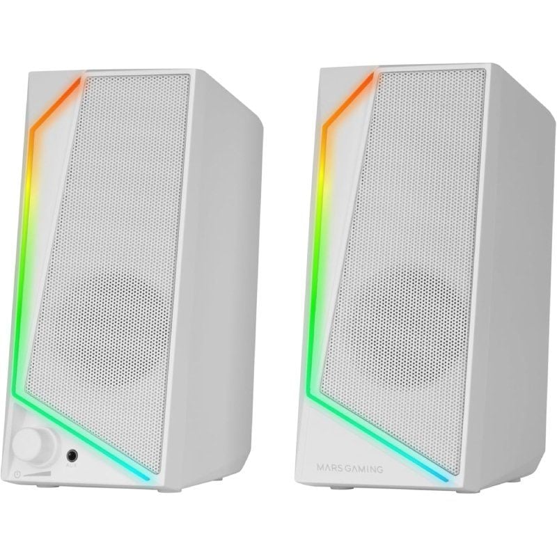 Mars Gaming MS72 Colunas de Som / 15W / 2.0 / Branco