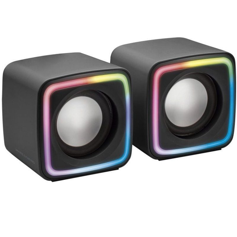 Mars Gaming MSCUBE Colunas de Som / 8W / 2.0 / Preto