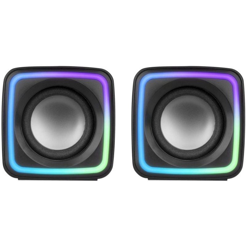 Mars Gaming MSCUBE Colunas de Som / 8W / 2.0 / Preto