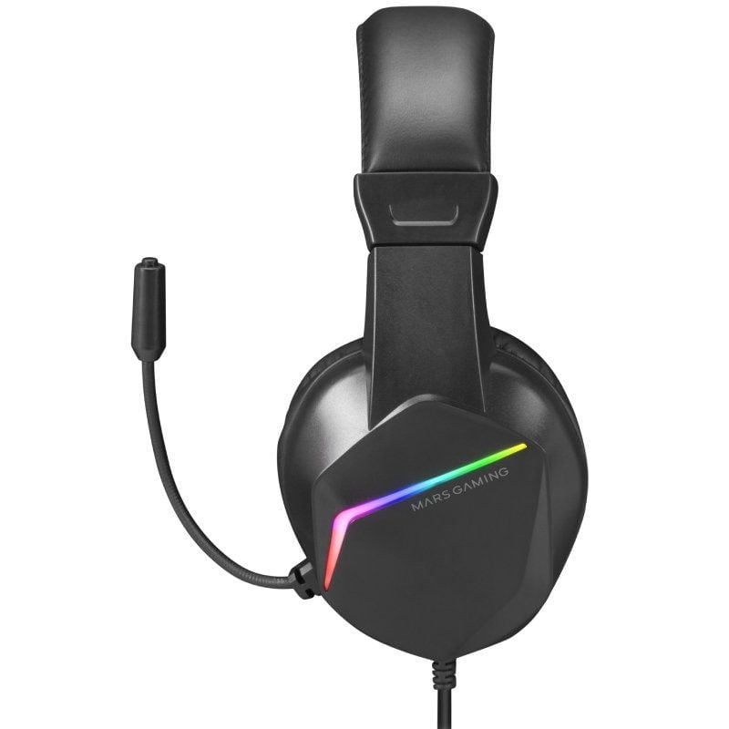 Auscultadores para Jogos com Microfone Mars Gaming MH122 / Jack 3.5 / Preto
