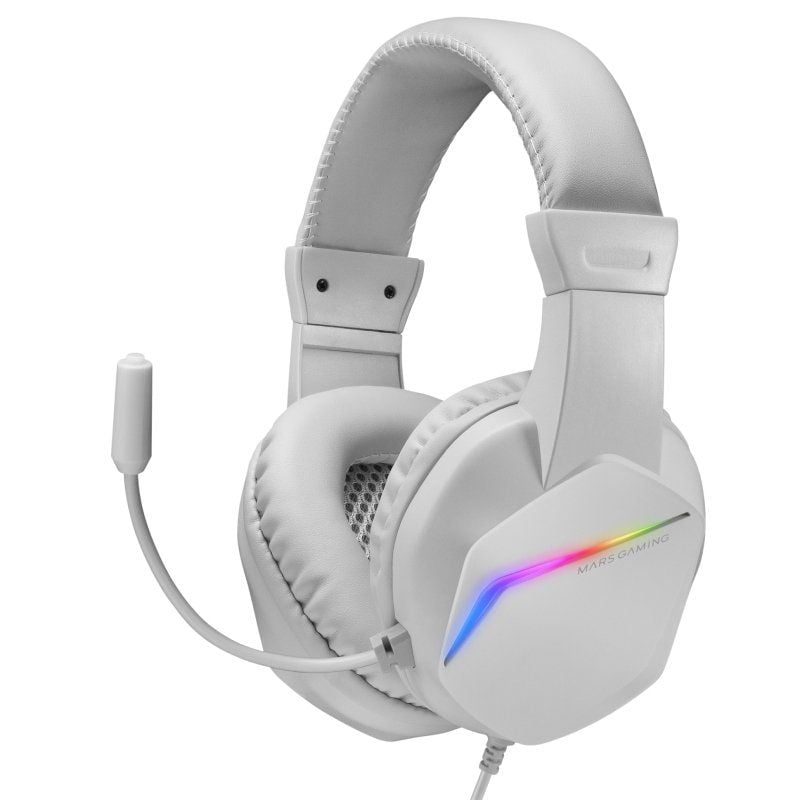 Mars Gaming Headset com Microfone MH122 / Jack 3.5 / Branco