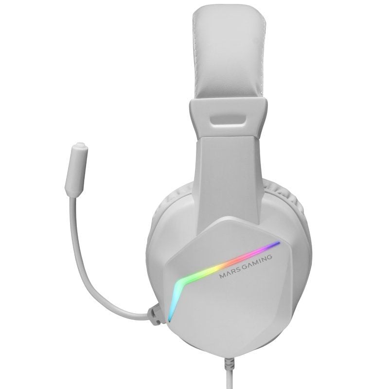 Mars Gaming Headset com Microfone MH122 / Jack 3.5 / Branco